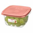 Pote Plástico Quadrado Com Tampa Hermético 800ml Sanremo Armazenamento