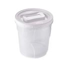 Pote Plástico Redondo com Tampa Fechamento Rosca 4,5 L Porta Alimentos Plasutil Mantimento Vasilha Resistente Pote Plástico Redondo com Tampa Fechamento Rosca 4,5 L Porta Alimentos Plasutil Mantimento Vasilha Resistente