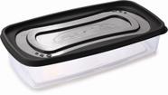 Pote Plástico Retangular 1,43L Freezer Micro-ondas Plasutil