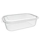 Pote Plastico Retangular Alto Medio 2,9L.