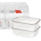 Pote Plástico Retangular C/ Tampa Freezer Microondas 250ml