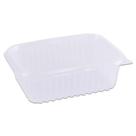 Pote Plástico Retangular Transparente Freezer/Microondas 500ml c/24 - Prafesta