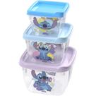 Pote Plastico STITCH CONJ. 3 Potes Conect QD KIT Pote Plastico STITCH CONJ. 3 Potes Conect QD KIT