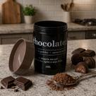 Pote Plug Chocolate 1,15L Com Tampa de Rosca Plasutil 18697