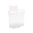 Pote Porta Farinha 1,8L Farinheira c/ Bico Dosador de Plástico Dispenser Para Cereais 1800ml Porta Sabão em Pó -