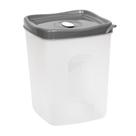 Pote Porta Mantimentos 4,5 Litros Cinza