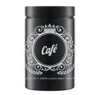 Pote Porta Mantimentos Preto 1,5LT Tampa de Rosca Clássico Café Açúcar Cantinho do Café - Pote Porta Mantimentos Preto 1,5LT Tampa de Rosca Clássico Café Açúcar Cantinho do Café -