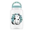 Pote Porta Ração Com Tampa Pet Modelos Diversos 3,6LT -