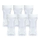 Pote Porta Tempero Condimentos 285ml Tampa Flip 6 Unidades