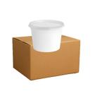 Pote PP Bpa Free Branco Redondo 530ml 150 Unidades