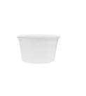 Pote PP com tampa lacre 400 Ml Redondo Branco 20 unidades