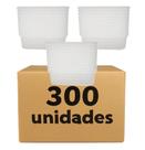 Pote PP Tampa Lacre Marmita Freezer Microondas 250ml 300Un