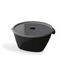 Pote Premium 4 Litros em Polipropileno Preto UZ - Uz utilidades