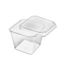 Pote Quadrado 250ml c/20 Prafesta Pote Quadrado 250ml c/20 Prafesta
