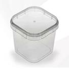 Pote Quadrado com Lacre 250ml com 10 unidades Prafesta Pote Quadrado com Lacre 250ml com 10 unidades Prafesta