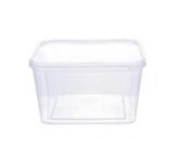 Pote Quadrado com Lacre 600ml c/10un Prafesta