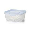 Pote Quadrado Com Trava 1,7l - Bpa Free Branco