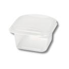 Pote Quadrado Freezer e Micro ondas 150ml G375 Galvanotek com 10 unidades