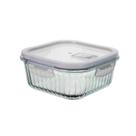 Pote Quadrado Hermético Borosilicato com Tampa 500 ml Tuut