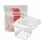Pote Quadrado Microondas E Freezer 250ml C/20 Unidades Prafesta Pote Quadrado Microondas E Freezer 250ml C/20 Unidades Prafesta
