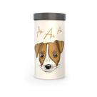 Pote Ração Cachorro 1,8lt Pet Branco Au Au Com Tampa Rosca - Panamby