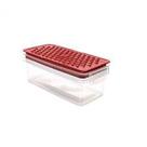 Pote ralador trava mais 860ml vermelho