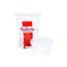 Pote Redondo 500ml com Tampa Lacre Freezer & Micro-ondas Prafesta Pacote 10 Unidades Pote Redondo 500ml com Tampa Lacre Freezer & Micro-ondas Prafesta Pacote 10 Unidades