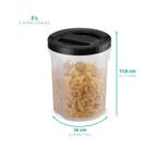 Pote Redondo Acoplado Com Tampa Rosca 2l Mantimento Arroz