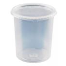 Pote redondo c/ tampa Cristal Freezer G315 2000ml 20 unid Pote redondo c/ tampa Cristal Freezer G315 2000ml 20 unid