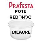 Pote Redondo com Lacre 250/500/1000ml - PRAFESTA 10 Unidades - Freezer/microondas