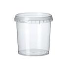 Pote Redondo Com Lacre Transparente Com Tampa 220ML Com 10 Unidades - Plastilânia Pote Redondo Com Lacre Transparente Com Tampa 220ML Com 10 Unidades - Plastilânia