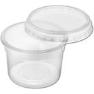 Pote Redondo Com Tampa 250ml Prafesta/Ultra com com 24 Unidades