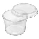 Pote Redondo com tampa Descartável Microondas Freezer 350ml 120 uni