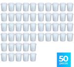 Pote Redondo de 1 Litro com Tampa Lacre - Kit com 50 Peças