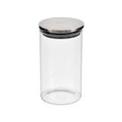 Pote Redondo de Vidro com Tampa de Inox 600ml Kenya