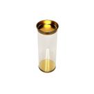 Pote Redondo - Dourado - Com Tampa - Alta - 6 Uni - ArtLille