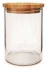 Pote redondo hermético com tampa bambu eco 700ml - yoi 8120210007 Pote redondo hermético com tampa bambu eco 700ml - yoi 8120210007