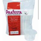 Pote Redondo Microondas E Freezer 250ml C/24 Unidades Prafesta