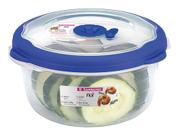 Pote Redondo Plástico 1,1L Azul Sanremo