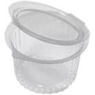 Pote Redondo S96 com Tampa Articulada 350ml. Caixa com 50 Unidadades