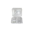 Pote Retangular 3 divisórias 810ml G323 Galvanotek com 100 unidades Pote Retangular 3 divisórias 810ml G323 Galvanotek com 100 unidades
