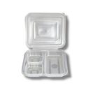 Pote Retangular 3 Divisórias 810ml G323 Galvanotek com 50 unidades