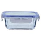Pote Retangular 380ml Hermético Vidro Boro Tampa com Trava Mimo Style VD22280