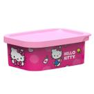 Pote Retangular 500ml Lancheira Infantil Hermético Mantimentos Plástico