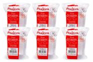 Pote Retangular 500ml Plastico com tampa Frezzer e Microondas 144 Unidades