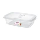 Pote retangular 785 ml translucido sanremo