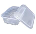 Pote Retangular c/ Tampa 350ml - Prafesta - Brilhante