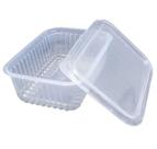 Pote Retangular c/ Tampa 350ml - Prafesta - Brilhante