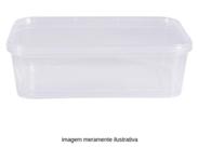 Pote Retangular com Lacre 500ml c/10un Prafesta