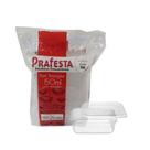 Pote Retangular Com Tampa 150Ml Com 20 Un - Prafesta Pote Retangular Com Tampa 150Ml Com 20 Un - Prafesta